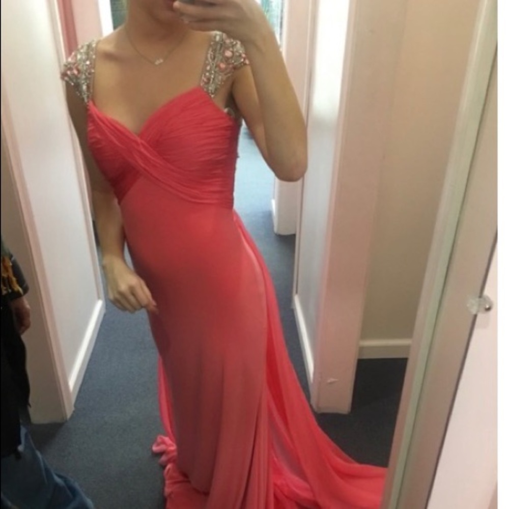 Sherri Hill beaded prom gown